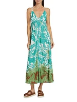 Denise Long Floral Slip Dress