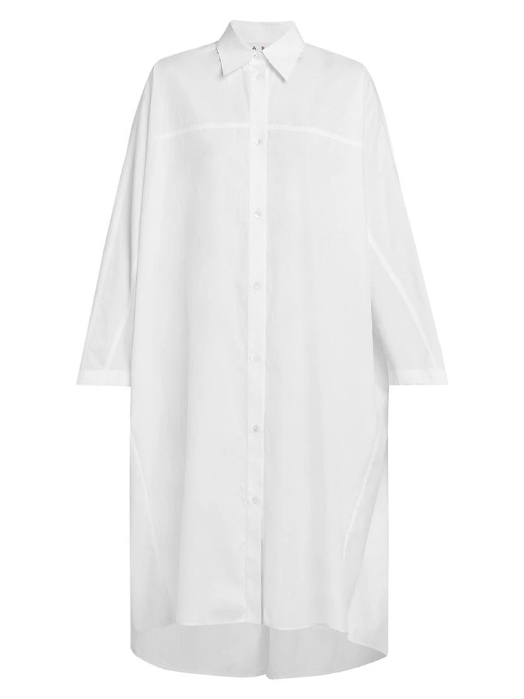 Oversized Cotton Shirtdress