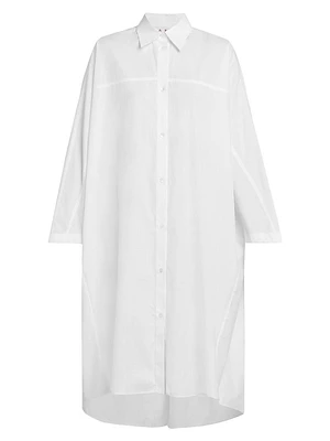 Oversized Cotton Shirtdress