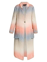 Ombré Silk-Blend Overcoat