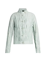 Textured Cotton & Linen Jacket