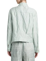 Textured Cotton & Linen Jacket