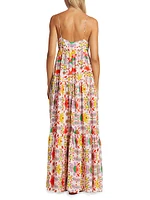 Merle Floral Crepe Maxi Dress