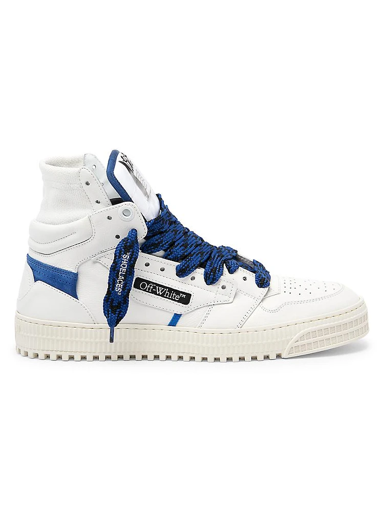 3.0 Off Court Leather High-Top Sneakers