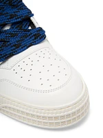 3.0 Off Court Leather High-Top Sneakers