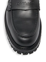 Leather Military Loafers