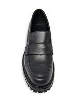 Leather Military Loafers