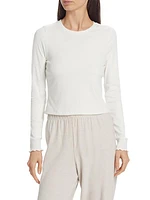 Superform Rib-Knit Long-Sleeve Top