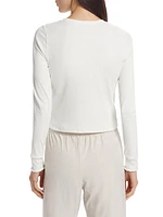 Superform Rib-Knit Long-Sleeve Top