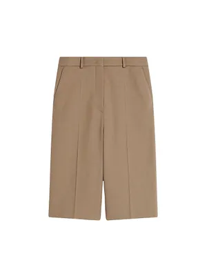 Cotton-Blend Bermuda Shorts