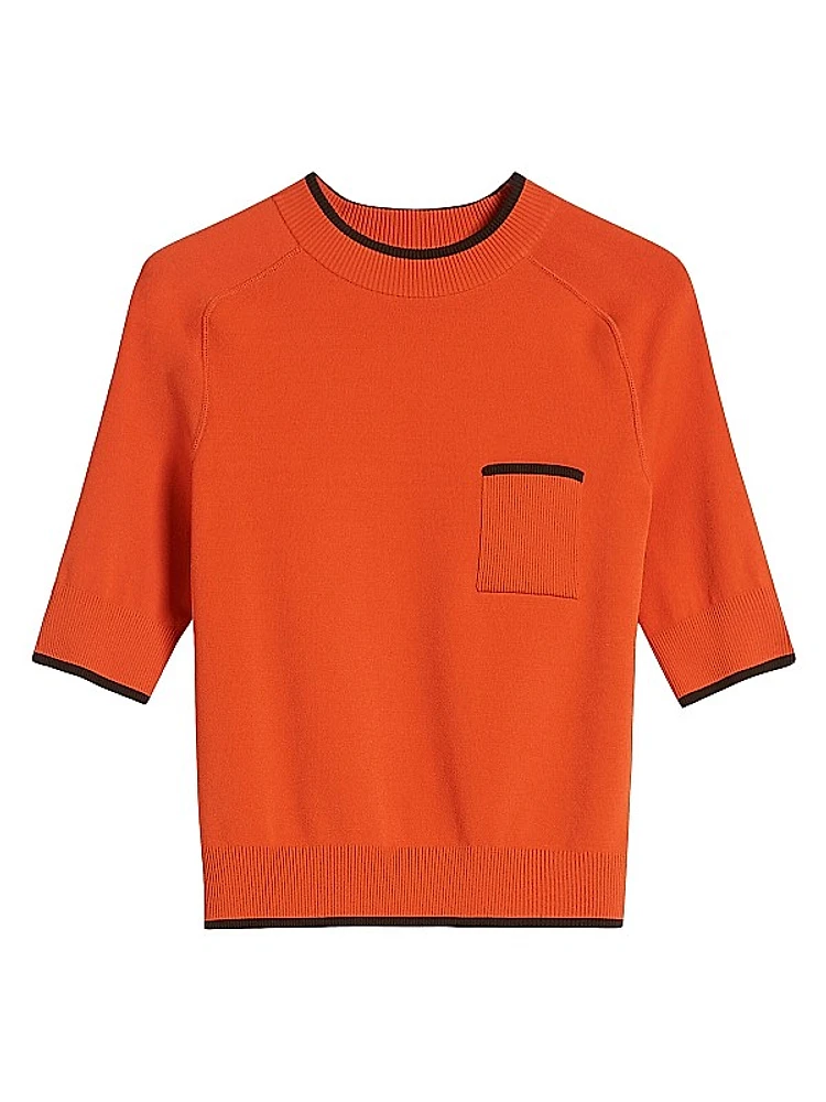 Short Sleeve Knit Top