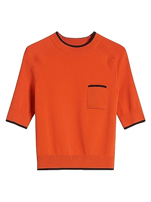 Short Sleeve Knit Top