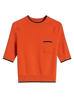 Short Sleeve Knit Top