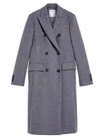 Double-Breasted Wool & Cashmere Coat