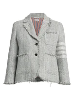 Cropped Tweed Sack Jacket