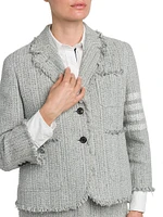 Cropped Tweed Sack Jacket