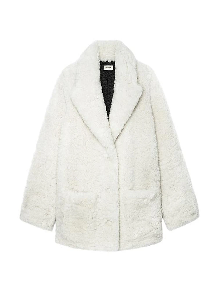 Fleur Oversized Faux Fur Jacket