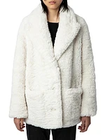 Fleur Oversized Faux Fur Jacket