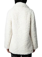 Fleur Oversized Faux Fur Jacket