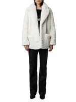 Fleur Oversized Faux Fur Jacket