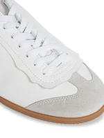 Feather Light Leather & Suede Sneakers