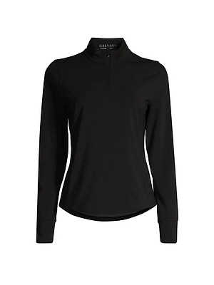 Gratiot Quarter-Zip Top