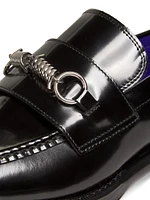 Barbed Leather Loafers