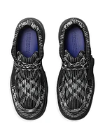 Check Woven Creeper Shoes