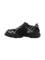 Check Woven Creeper Shoes