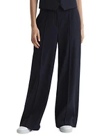 Willow Wide-Leg Wool-Blend Pants