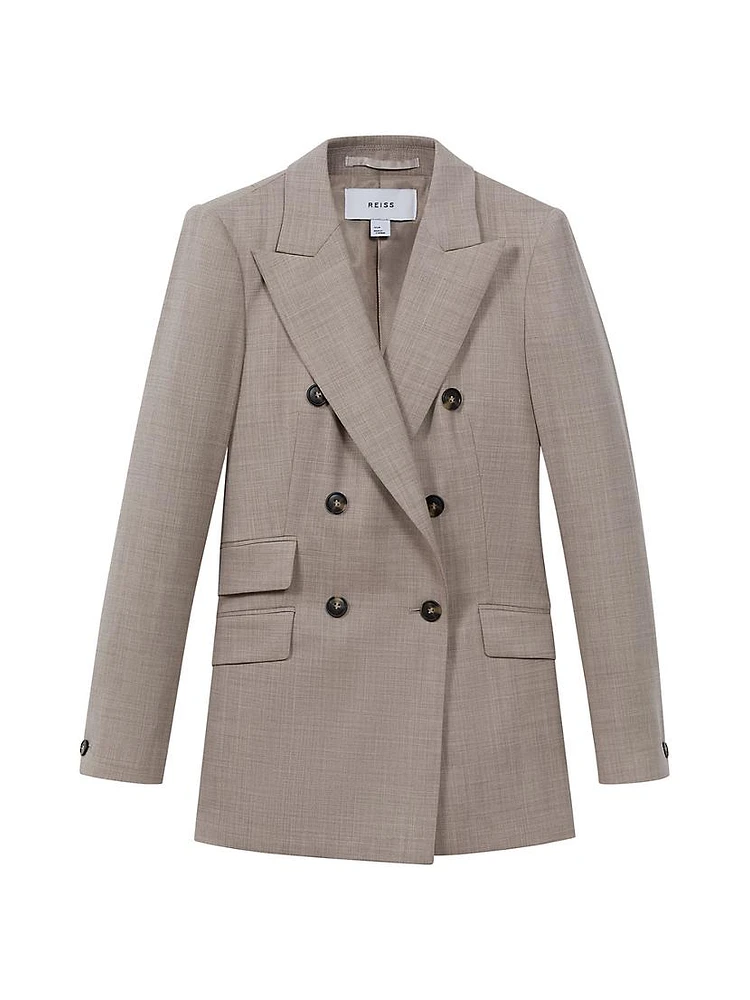 Hazel Wool Double-Breasted Blazer