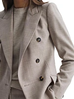 Hazel Wool Double-Breasted Blazer