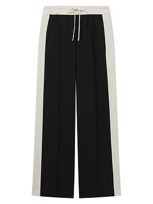 May Colorblocked Wide-Leg Pants