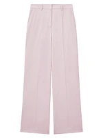 Evelyn Wide-Leg Wool-Blend Pants