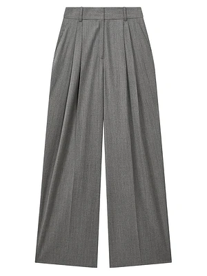 Otis Wide-Leg Wool-Blend Pants