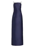 Pryce Embellished Mikado Satin Gown