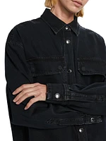 Camryn Oversized Denim Shirt