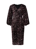 The Robin Sequined Sheath Dress