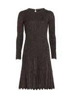 Cherith Metallic Sweaterdress