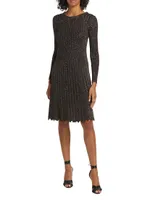 Cherith Metallic Sweaterdress