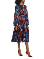 The Audrey Floral Midi-Dress