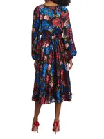 The Audrey Floral Midi-Dress