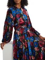 The Audrey Floral Midi-Dress