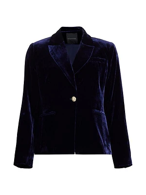 The Leslie Velvet Blazer
