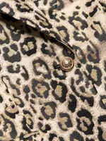 The Marcie Leopard-Print Blazer