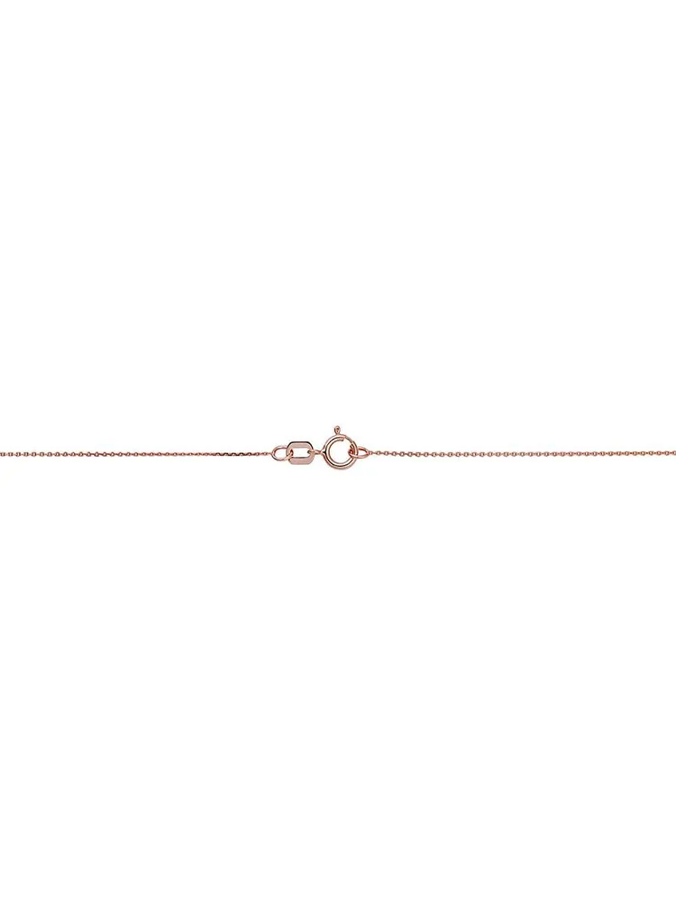 14K Rose Gold Heart of Gold Pendant Necklace