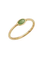 14K Yellow Gold Emerald Heritage Ring