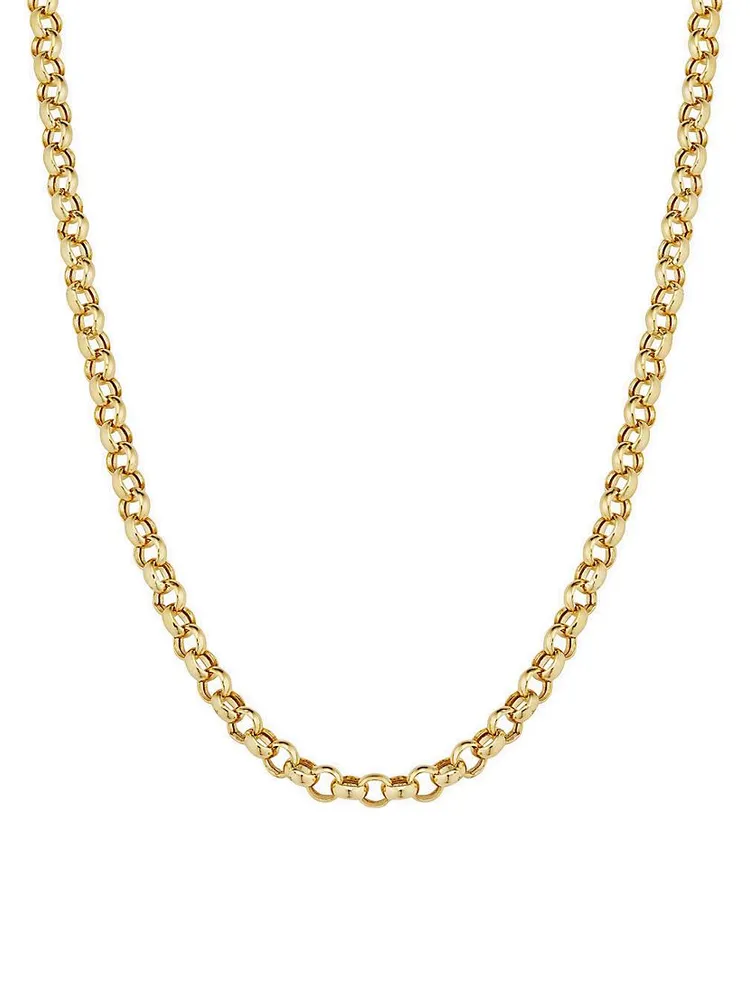 14K Yellow Gold Rimini Rolo Necklace