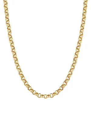 14K Yellow Gold Rimini Rolo Necklace