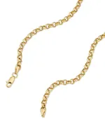 14K Yellow Gold Rimini Rolo Necklace